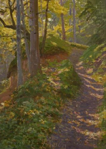 unknow artist von Rosen Schlucht in Segewold beim Kaiserstuhl. oil painting picture